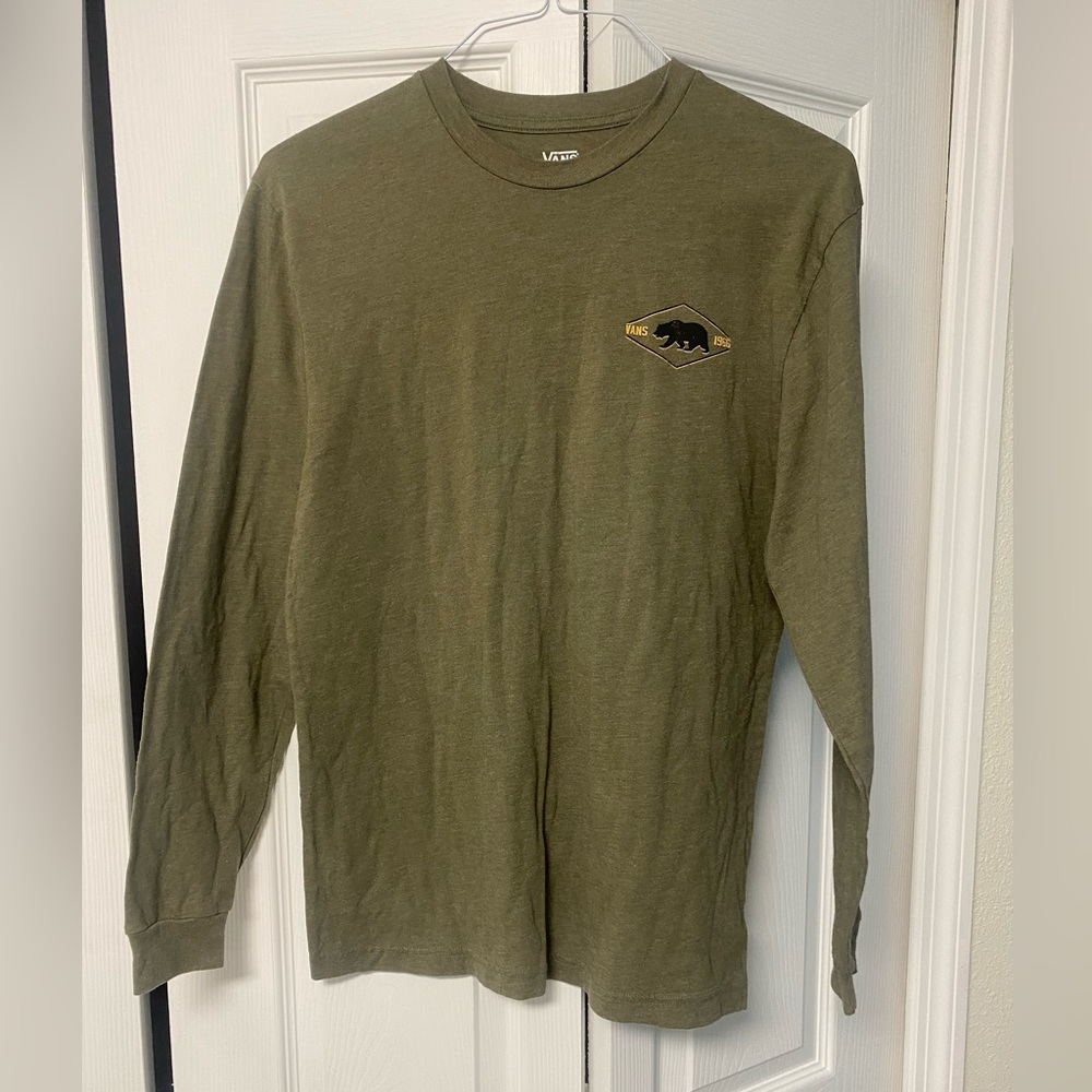 Green Vans California long sleeve medium shirt